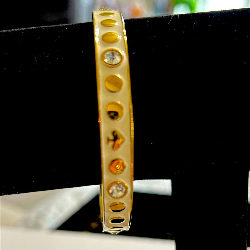 Kate Spade New Gold and White & crystal Bracelet